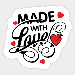 Made With Love Sticker